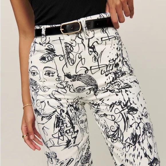 NWT Reformation Wilder High Rise Jeans in Vogue - Picture 4 of 16